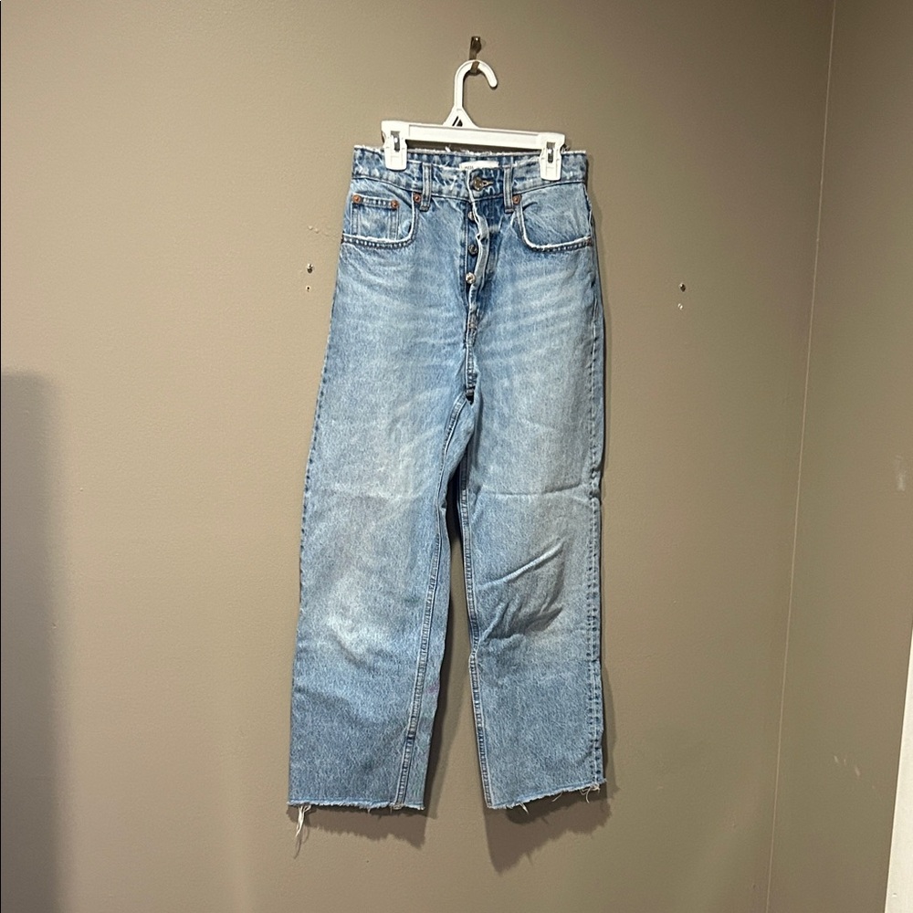Zara Light Blue Denim Jeans
